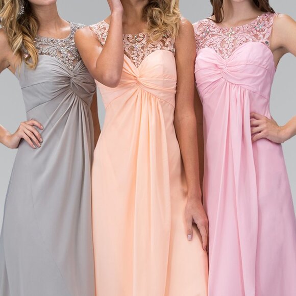 Scoop Neck Sleeveless A-Line Prom Dress GSGL2061